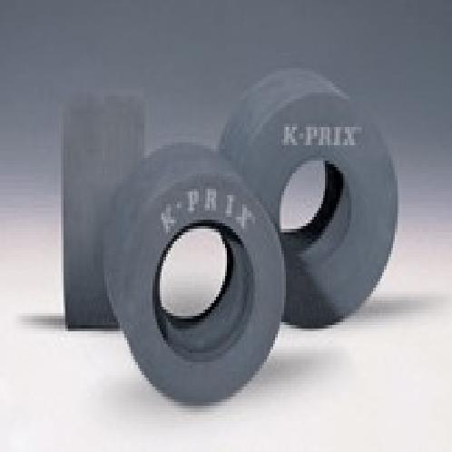 Rubber regulating abrasive wheel